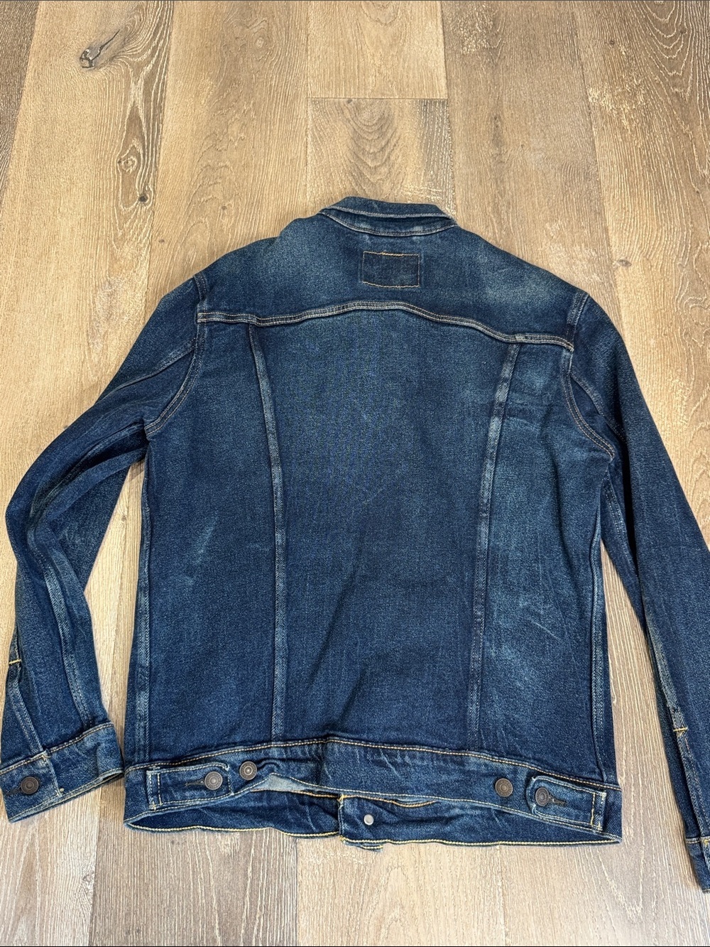 Levi's Men's Denim Trucker Jacket - Indigo Blue - Picture 3 of 7